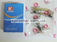 Рем комплект задних тормозных колодок Матиз/ CHERY QQ KS (полный) левый 94580433
